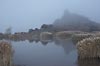 La Roque Sarrasine dans la brume